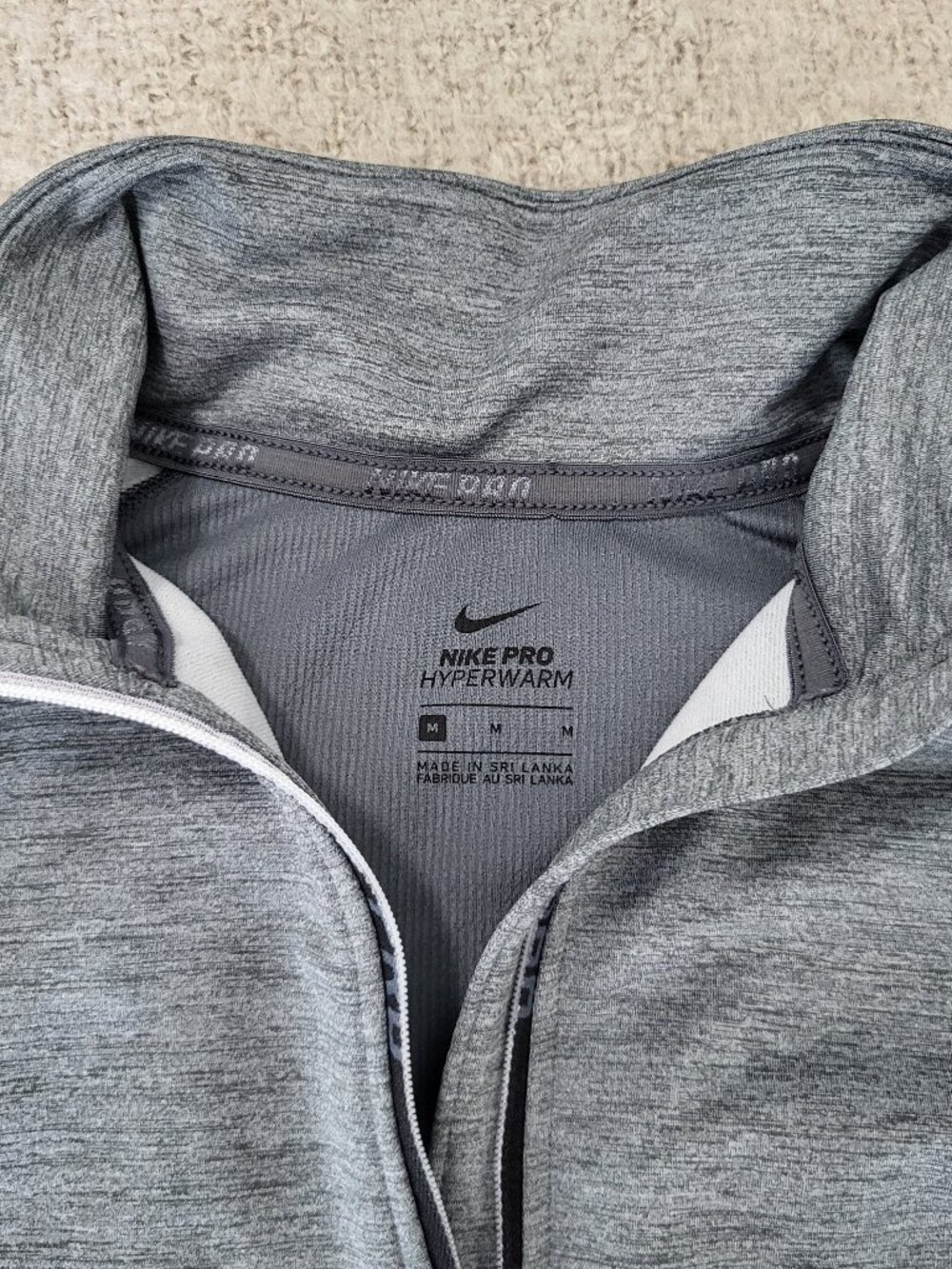 Nike Pro Hyperwarm 1/4 zip activewear top